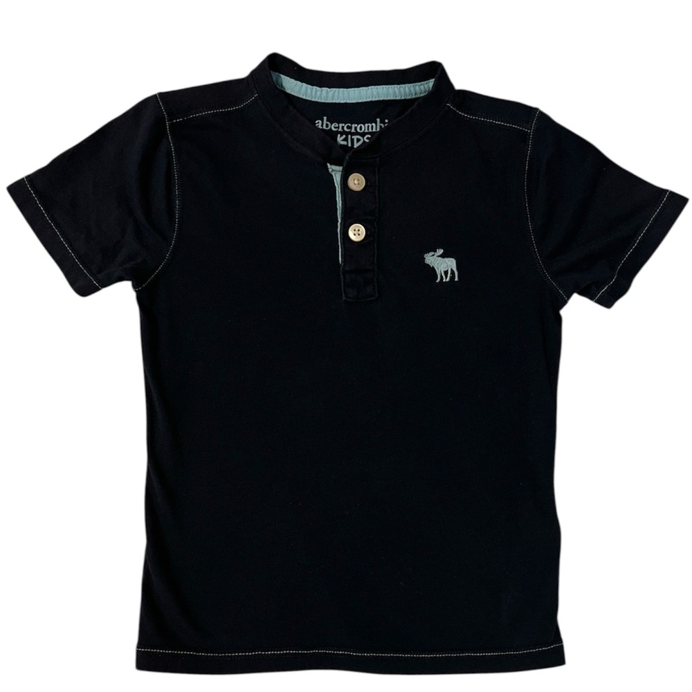 Abercrombie Kids Logo Henley Tee